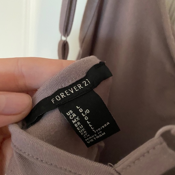 ✨2/$15✨ Size L Mauve F21 Swing Dress - Picture 3 of 3